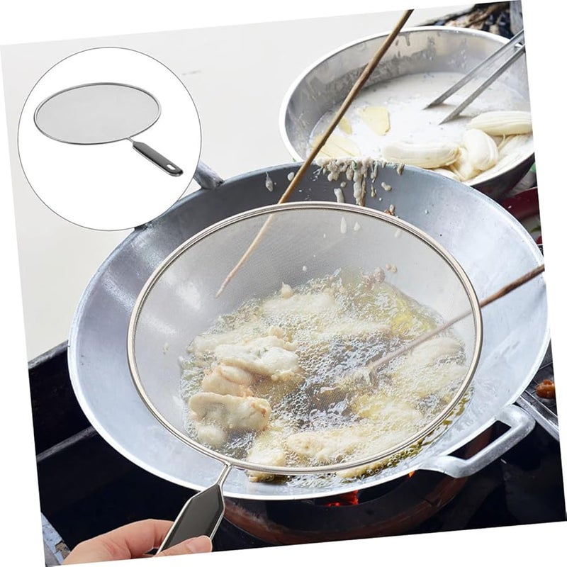 Veemoon 2 Pack Splatter Screen Cover for Frying Pan Stove Top Grease Guard - Image 5